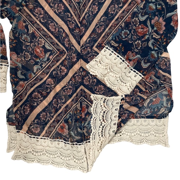 Xhilaration Kimono/Coverup Long Sleeve Size Medium - Picture 7 of 9